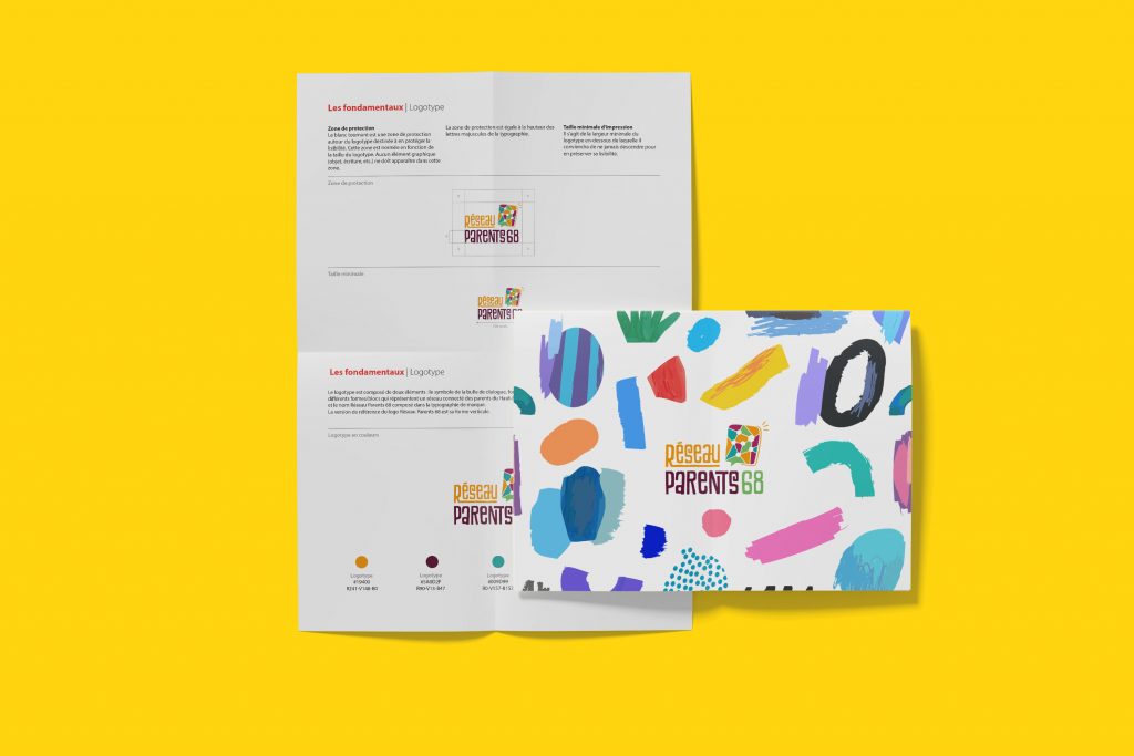 Identité visuelle Réseau Parents 68 – Haut-Rhin