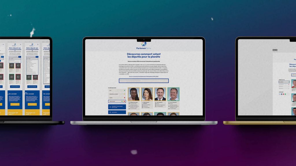 Design plateforme engagement citoyen – Assemblée nationale