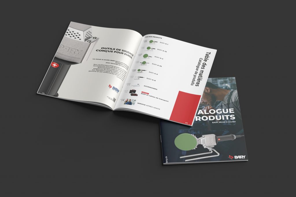 Création et conception d’un catalogue produits pour BARY